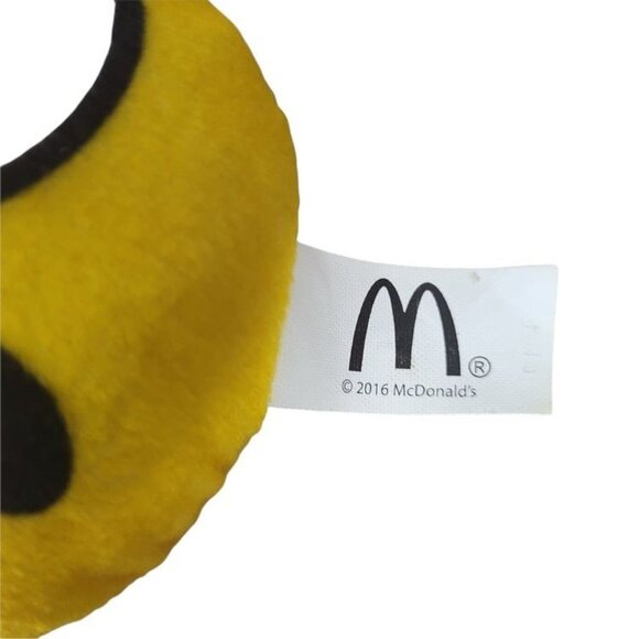 McDonalds Wow Emoji 2 inch Plush Surprise Shock Happy Meal Toy Stuffed Animal - Picture 3 of 5